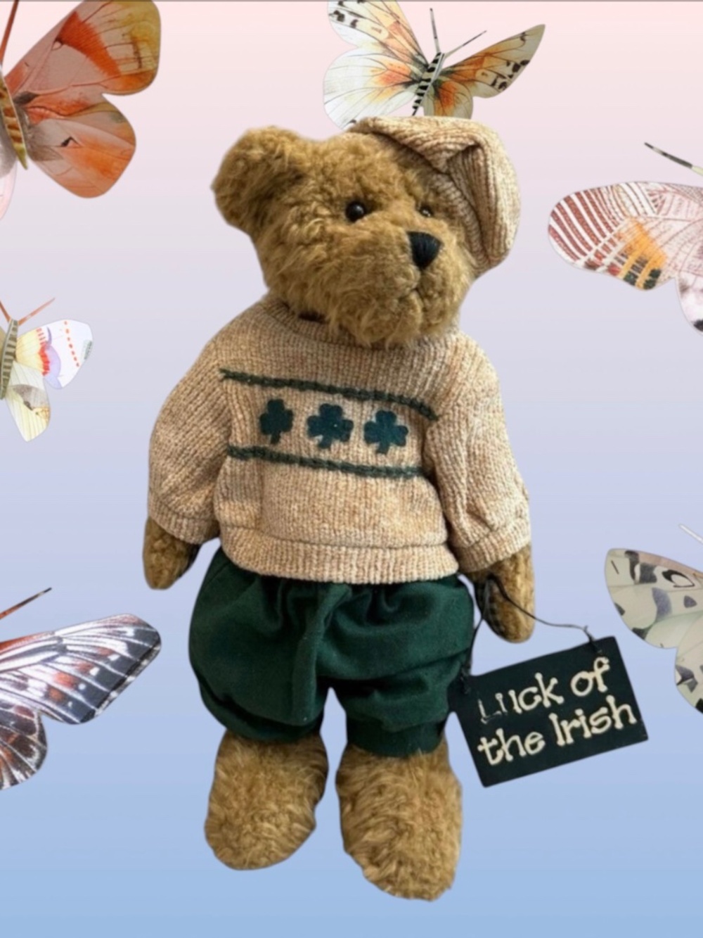 Oriental Trading Company Luck of the Irish Bear 12 Inch